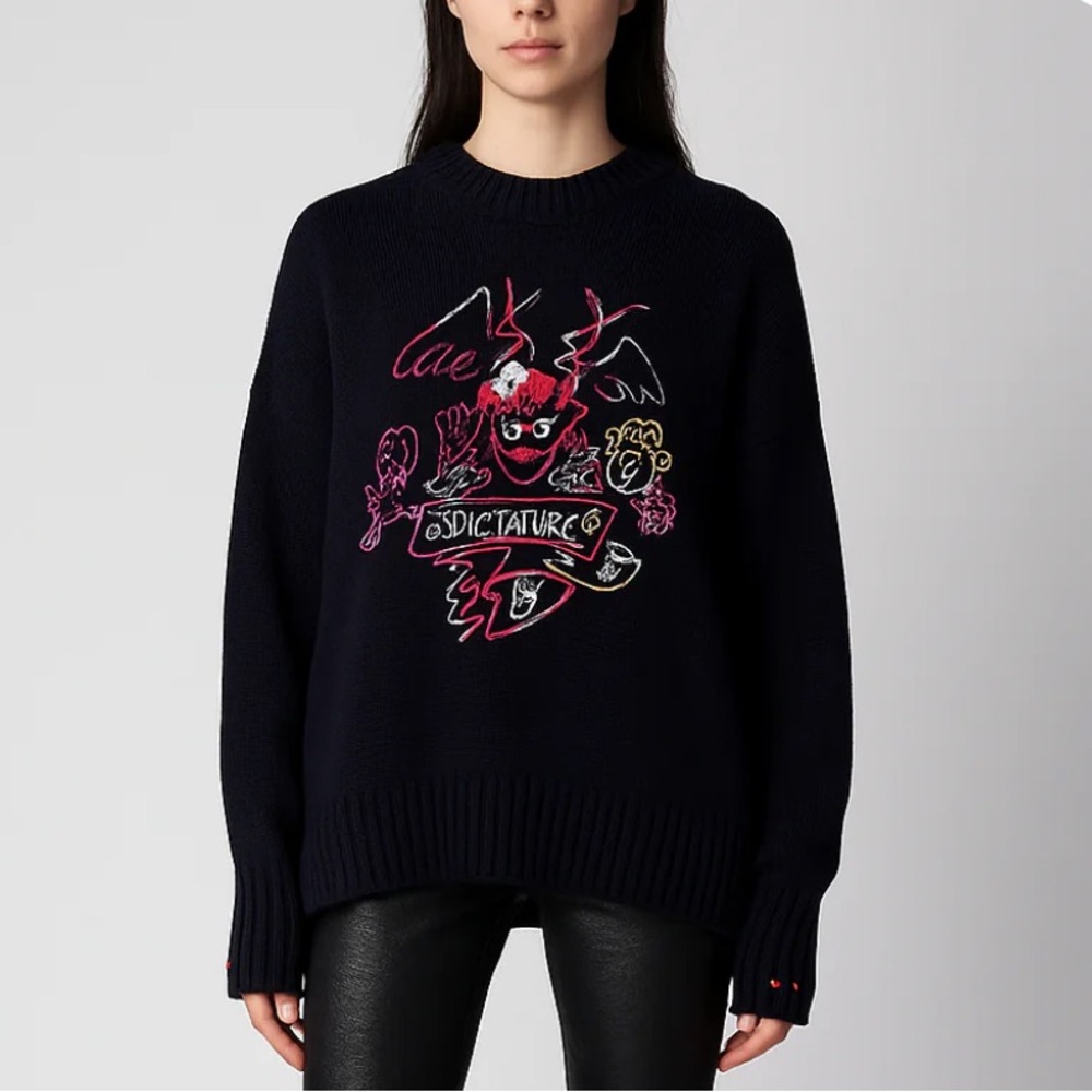 Zadig and Voltaire Malta crewneck Marino wool sweater